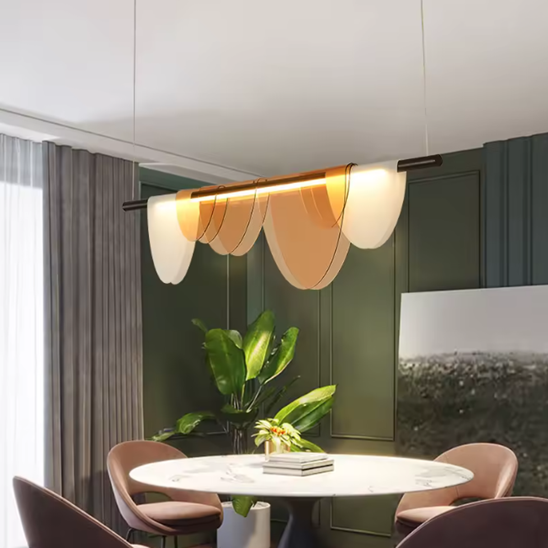 Luminaire suspension design avec panneaux - Louminea