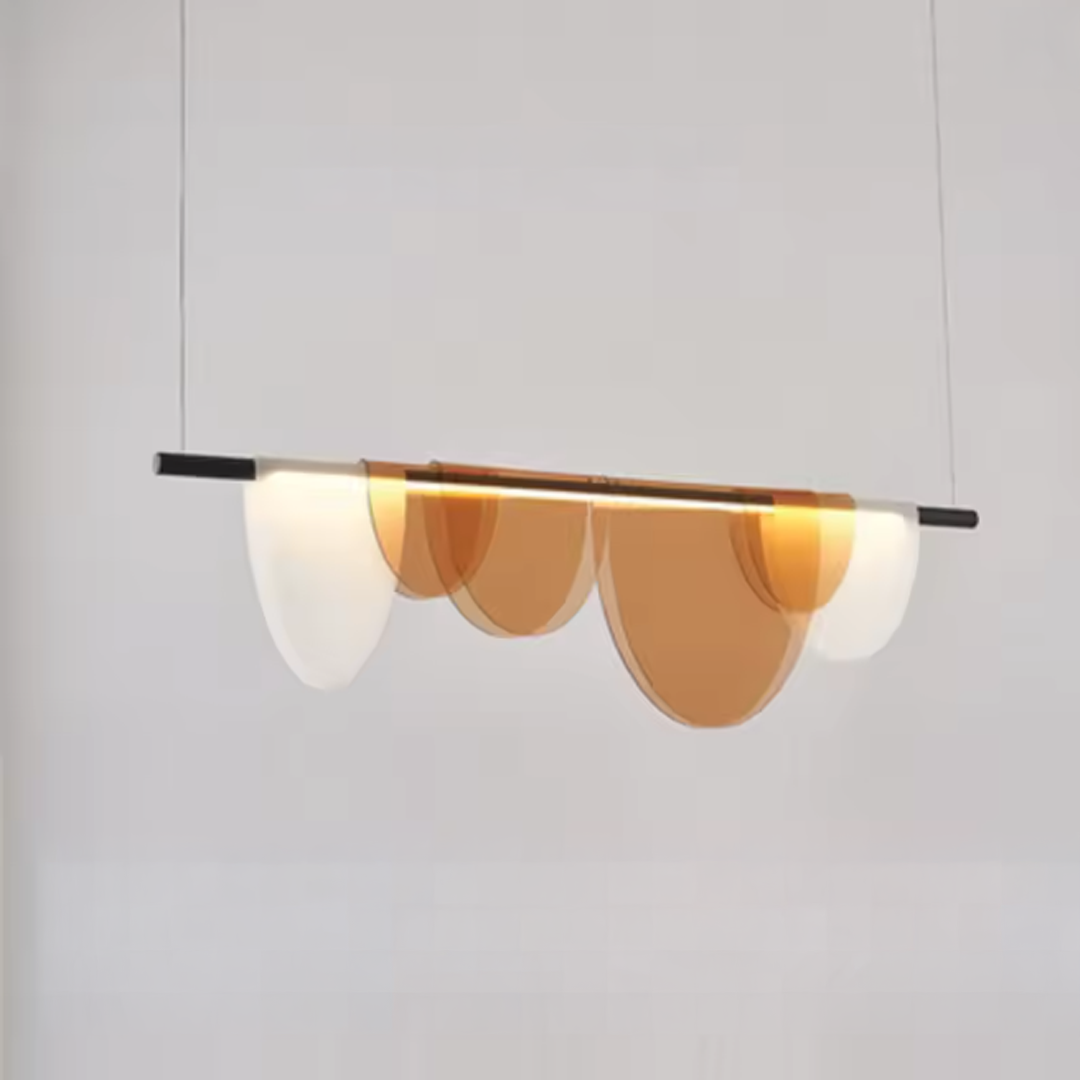 Luminaire suspension design avec panneaux - Louminea