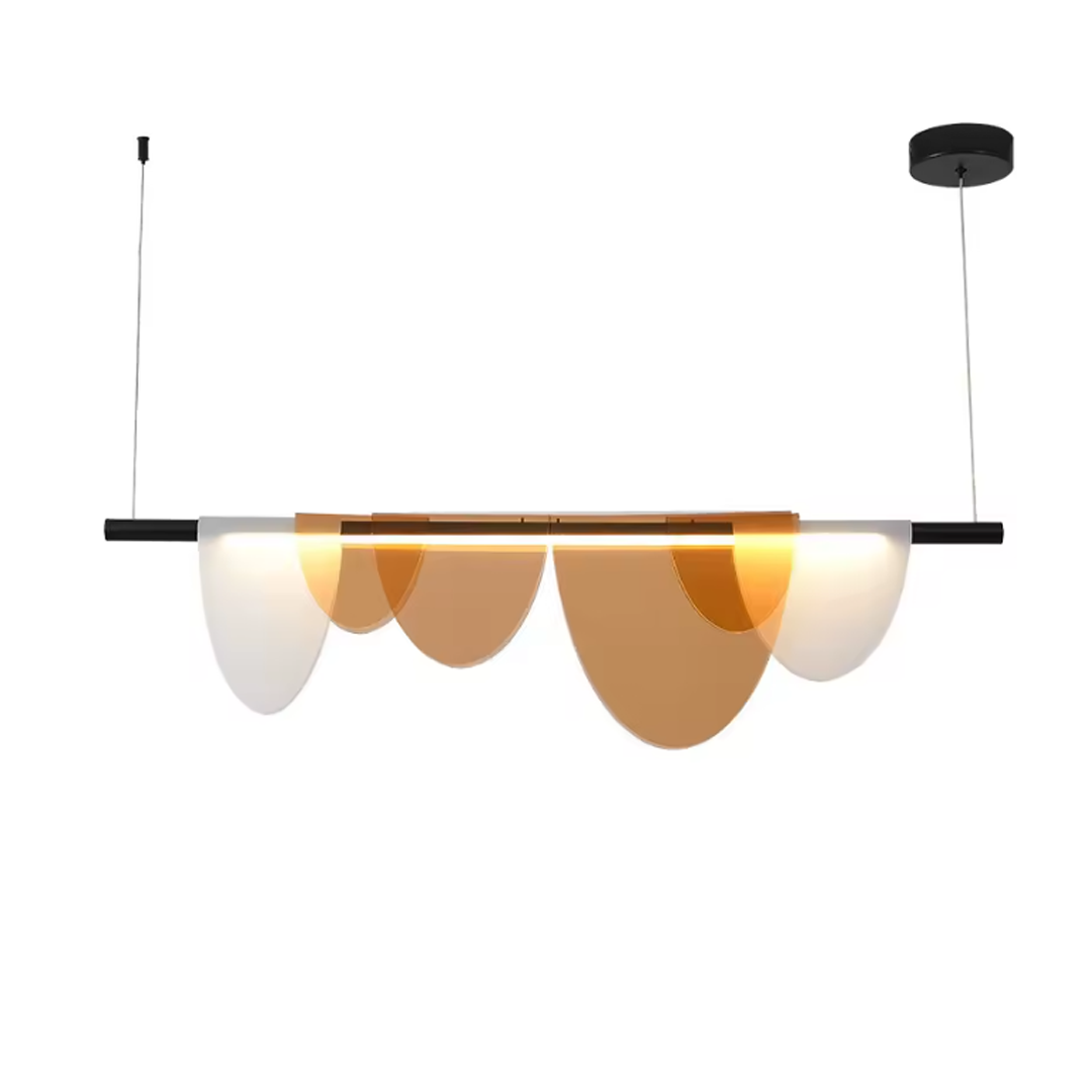 Luminaire suspension design avec panneaux - Louminea